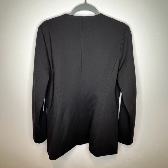 Calvin Klein Womens Black Open Front Blazer Jacket Size 10, NEW - Picture 5 of 5